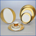 Usine de porcelaine P &amp; T, plats plaqués or, plats de haute qualité